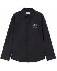 Off-White c/o Virgil Abloh - Off Line Half Arrow Poplin Overshirt - Lyst