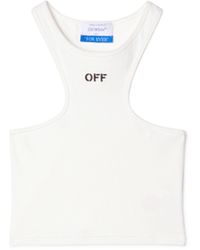 Off-White c/o Virgil Abloh - Off Stamp Ribbed Top - Lyst