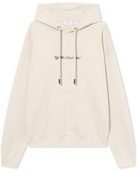 Off-White c/o Virgil Abloh - Script Arrow Diagonal Skate Hoodie - Lyst