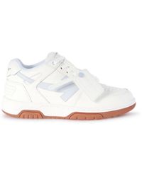 Off-White c/o Virgil Abloh - Sneakers Out of Office Bianco/Celeste - Lyst