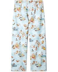 Off-White c/o Virgil Abloh - Fresco Print Straight Jeans - Lyst