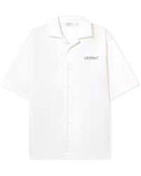 Off-White c/o Virgil Abloh - Circle Off Bowling Shirt - Lyst