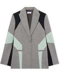 Off-White c/o Virgil Abloh - Stretch Color Block Blazer - Lyst