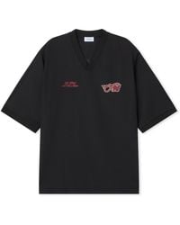 Off-White c/o Virgil Abloh - Off- C/O Ac Milan Tech T-Shirt - Lyst