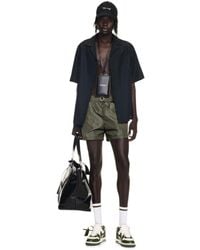 Off-White c/o Virgil Abloh - Military Green Off Stamp Allover Swimshorts - Lyst