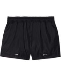 Off-White c/o Virgil Abloh - Off Stamp Swimshorts - Lyst