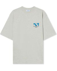 Off-White c/o Virgil Abloh - Half Arrow Skate Short Sleeve T-Shirt - Lyst