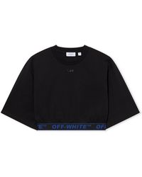 Off-White c/o Virgil Abloh - Logoband Jersey Short Sleeve T-Shirt - Lyst