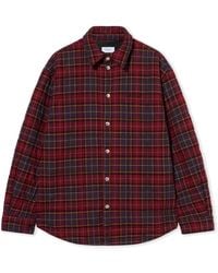 Off-White c/o Virgil Abloh - Spray Arrow Check Padded Overshirt - Lyst