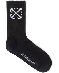 Off-White c/o Virgil Abloh - Black Arrow Mid Socks - Lyst