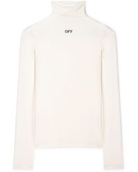 Off-White c/o Virgil Abloh - Off Stamp Second Skin L/S Turtleneck - Lyst