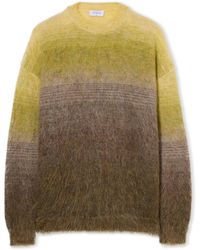 Off-White c/o Virgil Abloh - Mohair Arrow Gradient Crewneck Sweater - Lyst
