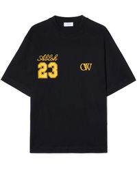 Off-White c/o Virgil Abloh - T-shirt en coton à logo OW 23 Skate imprimé - Lyst