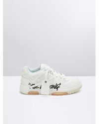 Off-White c/o Virgil Abloh - Sneakers out of office in pelle - Lyst