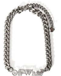 Off-White c/o Virgil Abloh - Logo Chain Necklace - Lyst