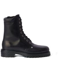 Off-White c/o Virgil Abloh - Combat Lace Up Boot - Lyst