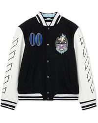 Off-White c/o Virgil Abloh - Royal Jewels Varsity Jacket - Lyst