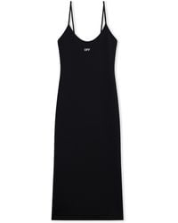 Off-White c/o Virgil Abloh - Off Stamp Sleek Midi Dress - Lyst