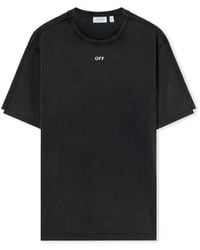 Off-White c/o Virgil Abloh - Off Stamp Overlap Regular Short Sleeve T-Shirt - Lyst