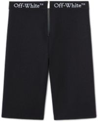 Off-White c/o Virgil Abloh - Logo Band Zip Shorts - Lyst