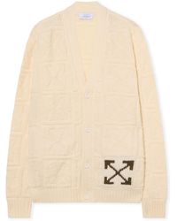 Off-White c/o Virgil Abloh - Arrow 3D Stitch Cardigan - Lyst