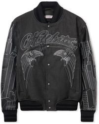 Off-White c/o Virgil Abloh - Skyline Varsity Jacket - Lyst