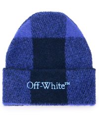 Off-White c/o Virgil Abloh - Bookish Check Beanie - Lyst