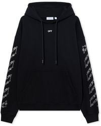 Off-White c/o Virgil Abloh - Chain Arrow Diagonal Skate Hoodie - Lyst