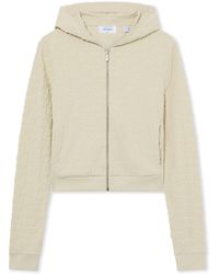 Off-White c/o Virgil Abloh - Terry Off Slim Zip-Up Hoodie - Lyst