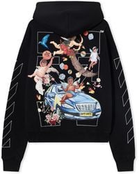 Off-White c/o Virgil Abloh - Fresco Arrow Zip Skate Hoodie - Lyst