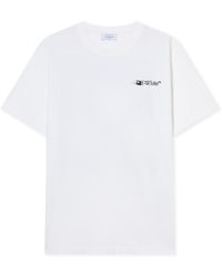 Off-White c/o Virgil Abloh - Ink Arrow Slim Logo Tee - Lyst