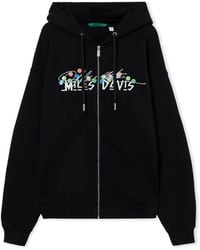 Off-White c/o Virgil Abloh - Miles Davis Certified Skate Zip Hoodie - Lyst