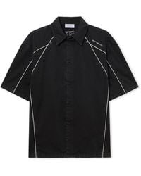Off-White c/o Virgil Abloh - Garment-Dyed Sporty Bowling Shirt - Lyst