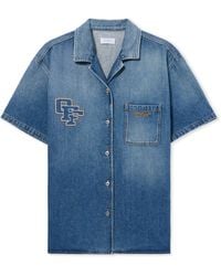 Off-White c/o Virgil Abloh - Royal Patch Denim Dress - Lyst