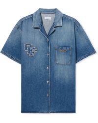 Off-White c/o Virgil Abloh - Royal Patch Denim Dress - Lyst
