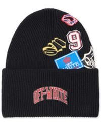 Off-White c/o Virgil Abloh - Mix Logos Knit Beanie - Lyst