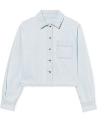 Off-White c/o Virgil Abloh - Diag Long Sleeve Denim Shirt - Lyst