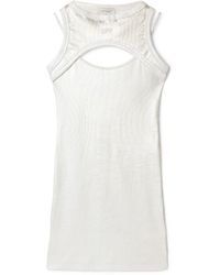 Off-White c/o Virgil Abloh - Ribbed Cut-Out Dress - Lyst