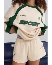 BO+TEE - Soft Cotton Jersey Elasticated Mini Shorts - Lyst