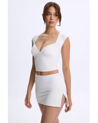 Oh Polly - Modal Mid-Rise Micro Mini Skirt - Lyst