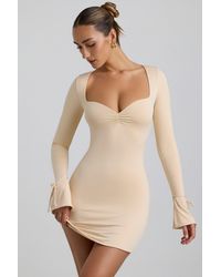 Oh Polly - Slinky Jersey A-Line Mini Dress - Lyst