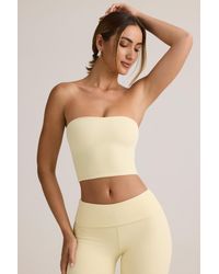 Oh Polly - Modal Strapless Crop Top - Lyst