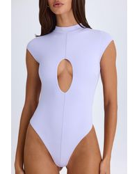 Oh Polly - Cut-Out Bodysuit - Lyst