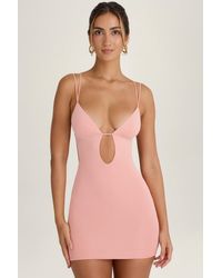 Oh Polly - Cut-Out Open-Back Mini Dress - Lyst