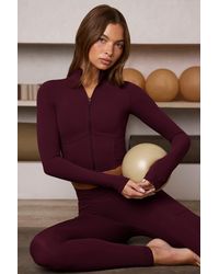 BO+TEE - Soft Active Zip-Up Cropped Jacket - Lyst