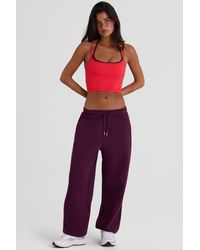 BO+TEE - Brushed Cotton Jersey Mid-Rise Relaxed Joggers - Lyst