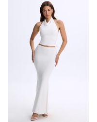 Oh Polly - Modal Low-Rise Maxi Skirt - Lyst