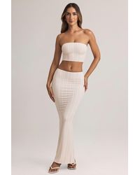 Oh Polly - Modal Mid-Rise Maxi Skirt - Lyst