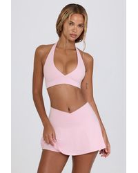 BO+TEE - Brushed Jersey Crossover Mini Skort - Lyst