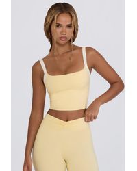 BO+TEE - Cropped Tank Top - Lyst
